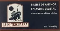 Cantidad de azúcar en Filets d'anchoas