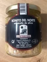 Cantidad de azúcar en Bonito del norte en aceite de oliva