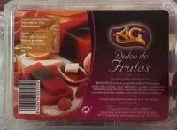 Cantidad de azúcar en Dulce de frutas
