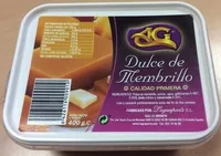 Cantidad de azúcar en Dulce de membrillo