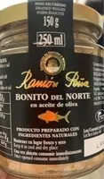 入っている砂糖の量 Bonito del Norte en aceite de oliva