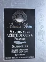 入っている砂糖の量 Sardinas en aceite de oliva picantes