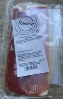 Amount of sugar in Tranches de jambon serrano