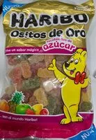 入っている砂糖の量 Haribo ositos de oro recubiertos de azúcar