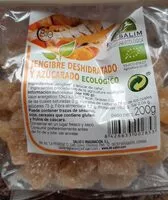 İçindeki şeker miktarı Jengibre deshidratado y azucarado ecologico