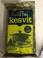 Suhkru kogus sees Sopa vegetal kesvit