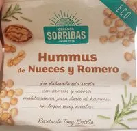 Suhkru kogus sees Hummus de nueces y romero