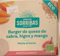 Suhkru kogus sees Burger de queso de cabra, higos y mango