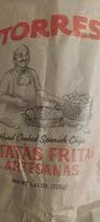 İçindeki şeker miktarı Patatas fritas Artesanas