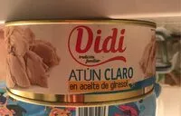 Cantidad de azúcar en Atun claro en aceite de girasol