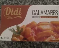 Cantidad de azúcar en Calamares en salsa americana