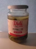 Cantidad de azúcar en Pepinillos en vinagre