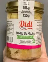 Cantidad de azúcar en Lomos de Melva