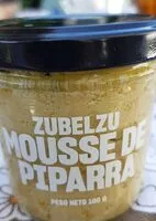 Cantidad de azúcar en Mousse de piparra