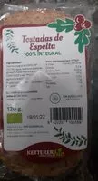 入っている砂糖の量 Tostadas de espelta