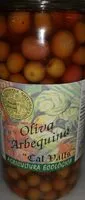 Suhkru kogus sees Cal Valls Arbequina Olives