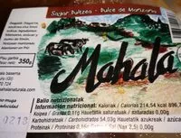चीनी की मात्रा Dulce de manzana