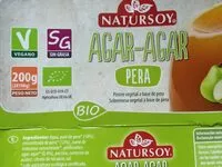 Cantidad de azúcar en AGAR-AGAR pera