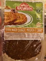 含糖量 Cereal burger quinoa, masala y dátil