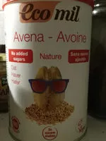 Suhkru kogus sees Bio leche polvo de avena instantánea sin lactosa ecológica