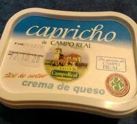 Azúcar y nutrientes en Queso campo real