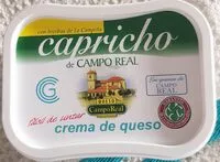 Quantité de sucre dans Crema de queso Capricho Campo Real