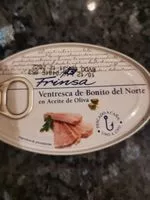 Suhkru kogus sees Ventresca de bonito