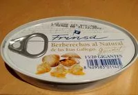 Suhkru kogus sees Berberechos al natural de las rías gallegas