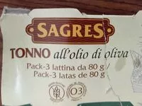 Suhkru kogus sees Atún en aceite de oliva