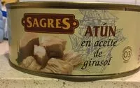 Suhkru kogus sees Atún en aceite de girasol