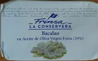 Suhkru kogus sees Bacalao en aceite de oliva virgen extra 34%