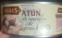 Suhkru kogus sees Atún en aceite de girasol