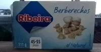 Amount of sugar in Berberechos al natural