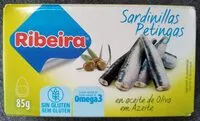 Amount of sugar in Petingas em Azeite