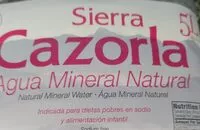 Azúcar y nutrientes en Sierra cazorla