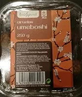 Quantité de sucre dans Virtuels umeboshi