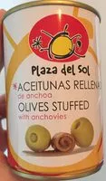 Suhkru kogus sees Aceitunas rellenas de anchoa