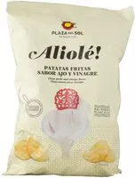Suhkru kogus sees Aliolé chips vinaigre et ail