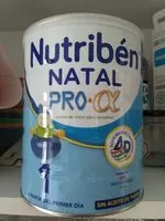 Amount of sugar in Nutriben Natal 1 Pro Alfa 800G