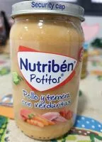 Amount of sugar in Nutriben potitos Pollo y ternera con verduritas
