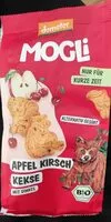 Sokerin määrä sisällä Mogli - Apfel Kirsch Kekese