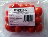入っている砂糖の量 Tomates cherry pera