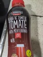 入っている砂糖の量 Bebida de zumo de Tomate