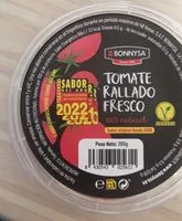入っている砂糖の量 Tomate rallado fresco