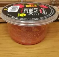 入っている砂糖の量 Tomate rallado fresco
