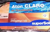 Quantité de sucre dans Atún claro en escabeche