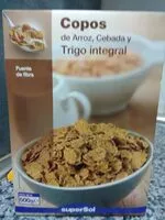 Suhkru kogus sees Copos de arroz, cebada y trigo integral