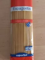 Suhkru kogus sees Espaguetis