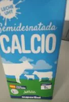 Suhkru kogus sees Leche semi con calcio