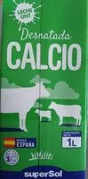 Suhkru kogus sees Leche Desnatada Calcio